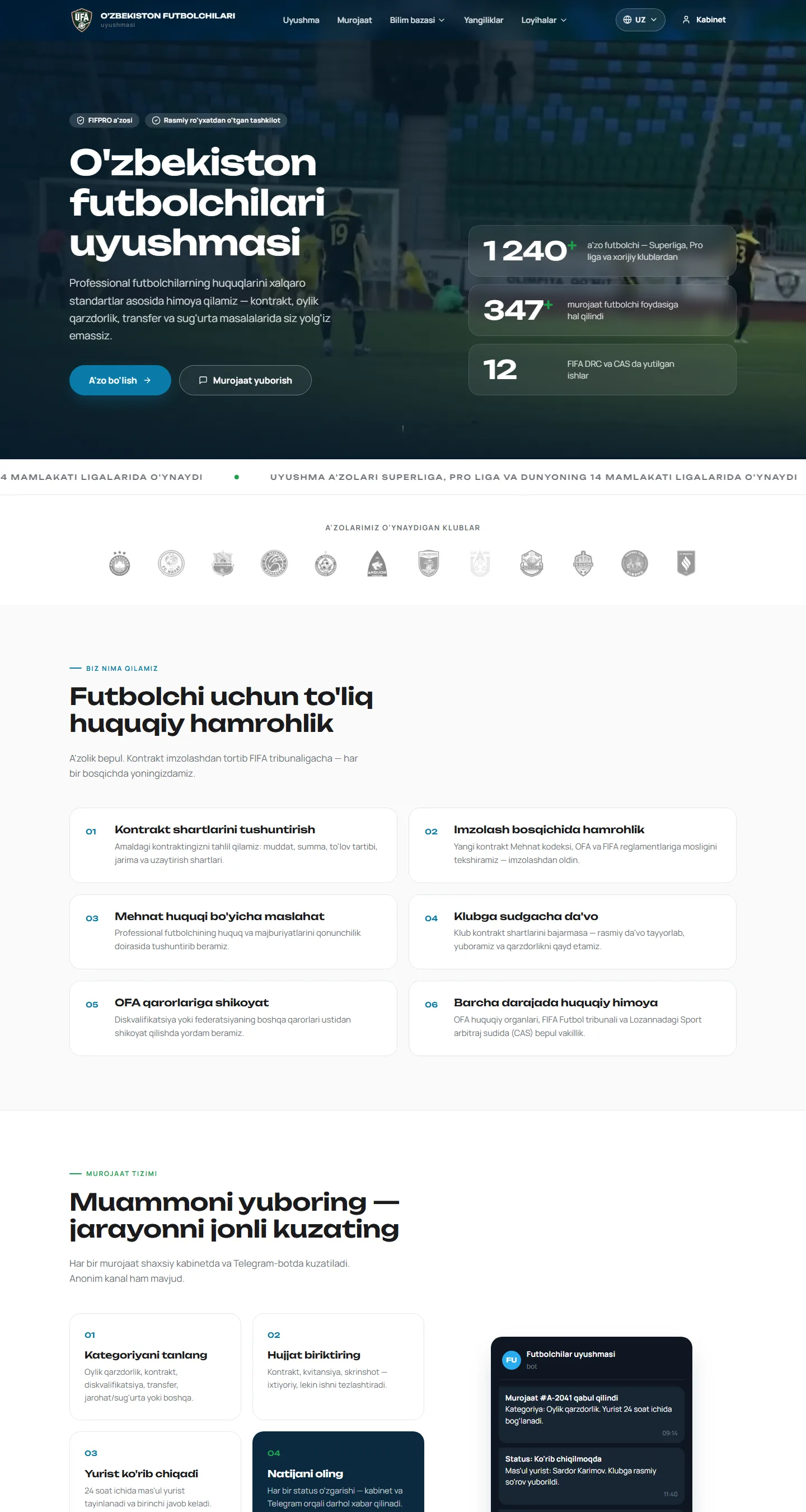 Futbolchilar uyushmasi — 3