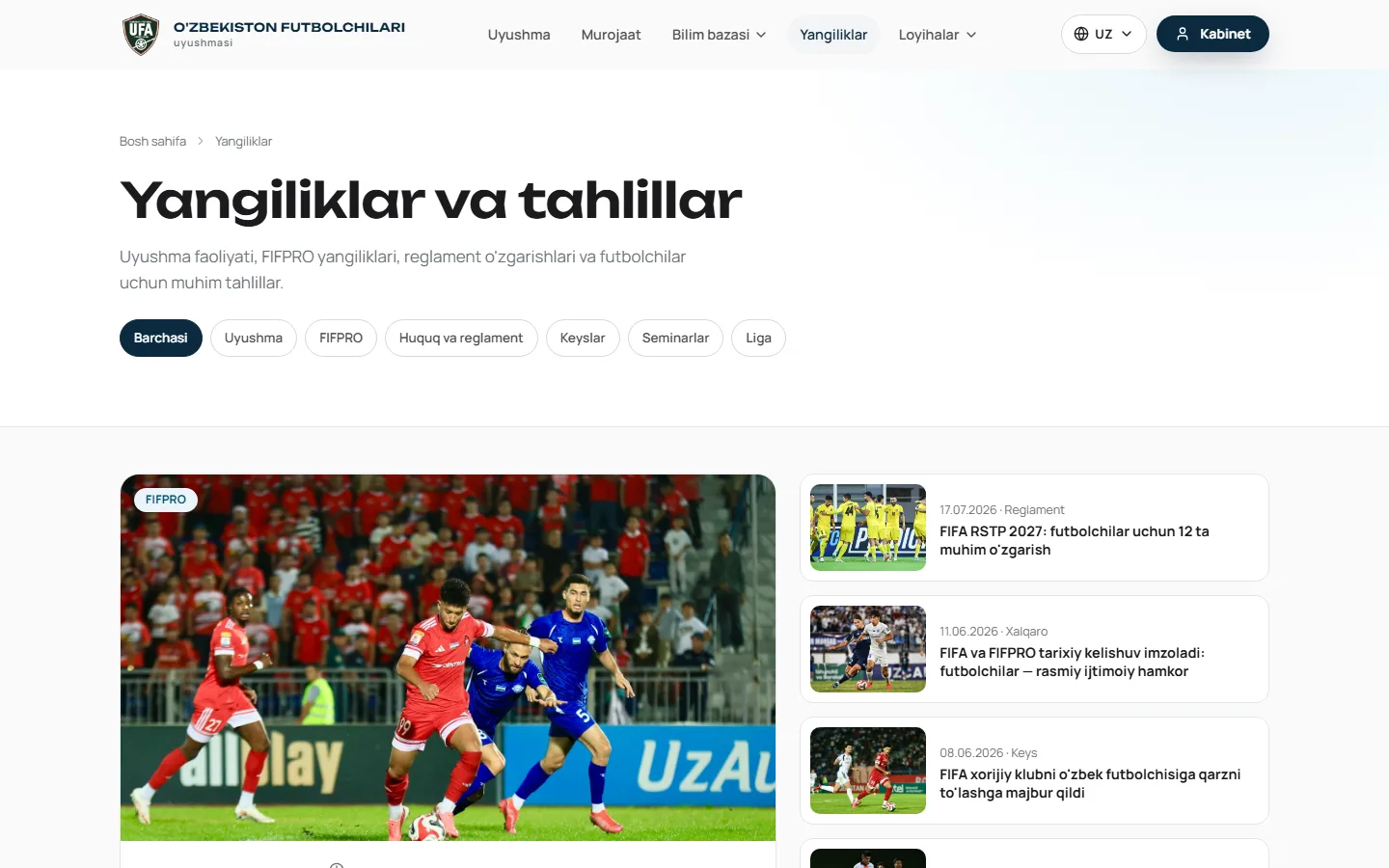 Futbolchilar uyushmasi — 2